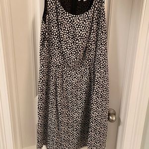 Loft dot print dress